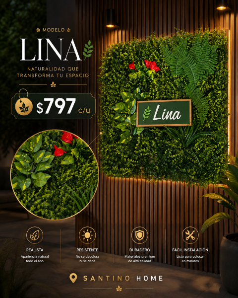 Jardín Vertical Lina – 50 x 50 cm